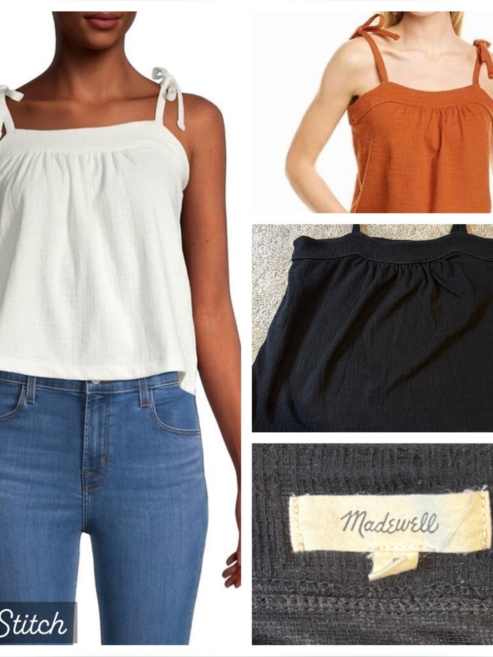 Madewell Tie-Shoulder Camisole
